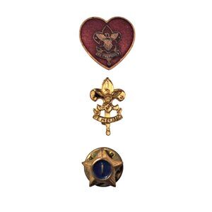 Vintage Boy‎ Scouts Of America Parent Pin Lot of 3